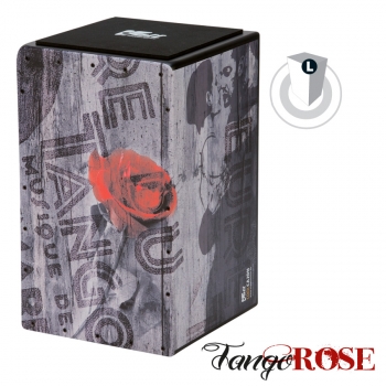 VOLT Cajon "Tango Rose" Set inkl. Cajon-Basics Heft + Seatpad
