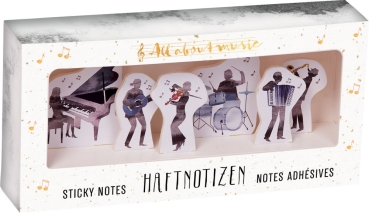 Haftnotizen "All about music"