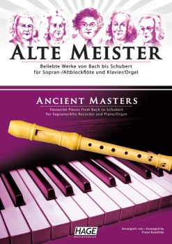 Alte Meister für Sopran-/Altblockflöte und Klavier/Orgel