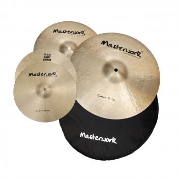 Masterwork Custom Series Cymbal Set - 14" Hi-Hat, 16" Crash & 20" Ride
