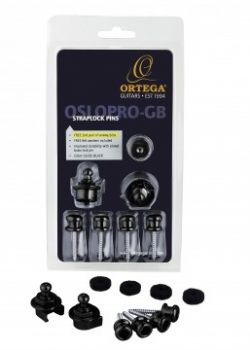 Ortega Strap Lock Pin Pro, Schwarz