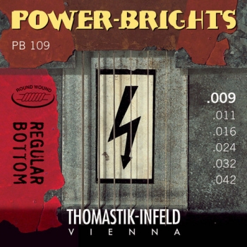 THOMASTIK-INFELD E-GITARRE-SAITEN PB 109 POWER BRIGHTS SERIES