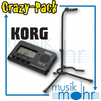 Musik Mohr Crazy-Pack CP23 Korg GA2 Stimmgerät + Gitarrenständer
