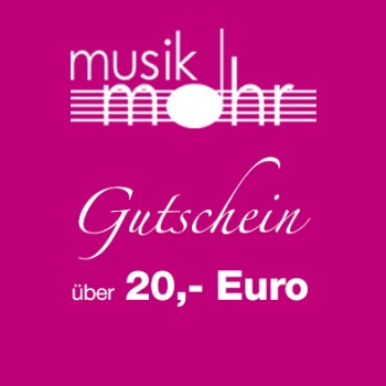 Musik Mohr Geschenkgutschein 20 Euro