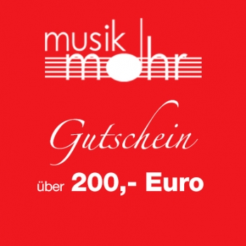 Musik Mohr Geschenkgutschein 200 Euro