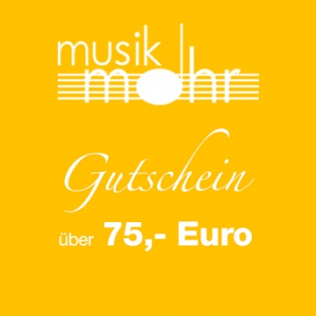 Musik Mohr Geschenkgutschein 75 Euro