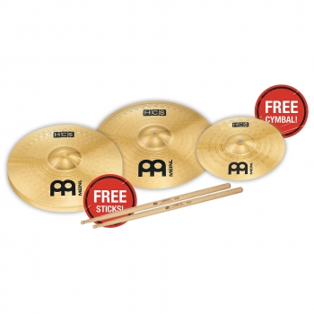 Meinl HCS Three for free Cymbal Set