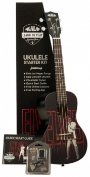 KALA KALA-LTP-C-ELV - Kala Learn To Play Elvis Viva Las Vegas, Concert Ukulele Starter Kit