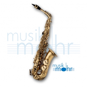 "Musik Mohr Alt-Saxophon" Eb Alt-Saxophon, hand-graviertes Schallstück, mit Softcase