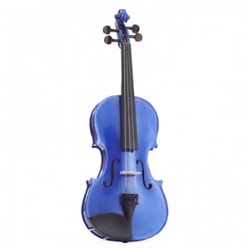 STENTOR Violine 4/4, HARLEQUIN, Set, blau