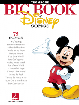 Big book of Disney songs - Posaune