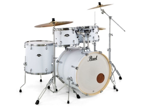 Pearl Export EXX 5-PCS Drum Set 20"BD/10"+12"TT/14"FT - Matte White