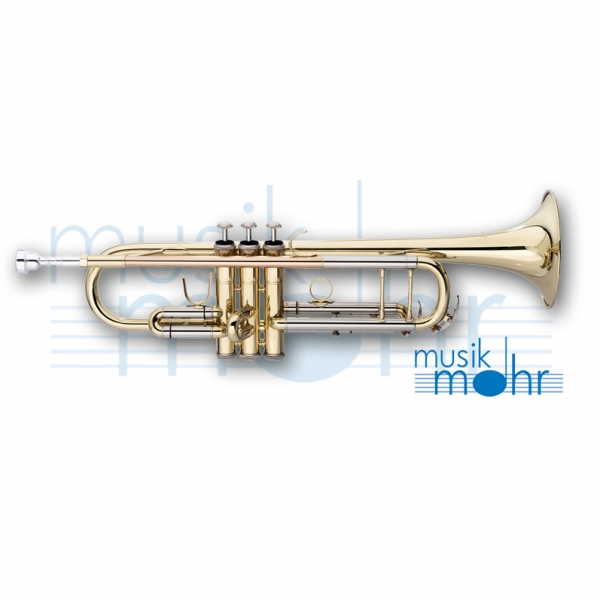 "Musik Mohr Trompete" Bb Trompete, ML-Bohrung, Mundrohr in Goldmessing