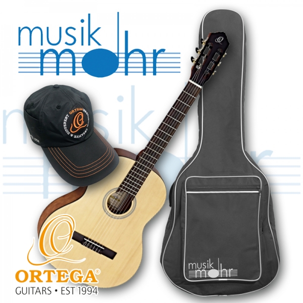 Ortega RST5 Set 4/4 Konzertgitarre + Gigbag + Ortega Cap