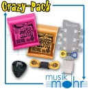 Musik Mohr Crazy-Pack CP17 Ernie Ball Super Slinky + Hybrid Slinky + Gummi Pick Holder + Pick Holder Div