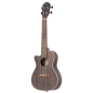 Preview: Ortega RUCOAL-CE-L Coal Black Konzert mit Tonabnehmer Ukulele Lefthand !!!