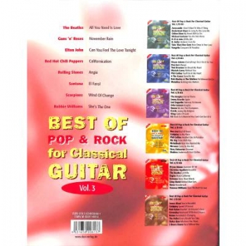Preview: DUX Best of Pop & Rock for Classical Guitar Vol. 3