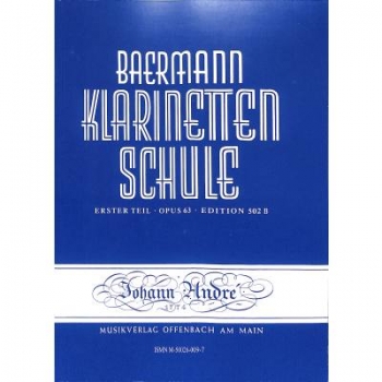 Klarinettenschule - praktischer Teil, Carl Baermann