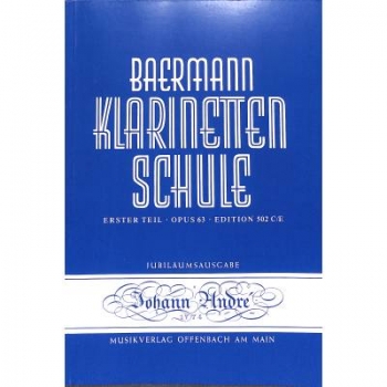 Klarinettenschule - Studien,  Carl Baermann
