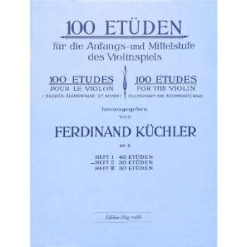 100 Etüden 2 Violine Küchler