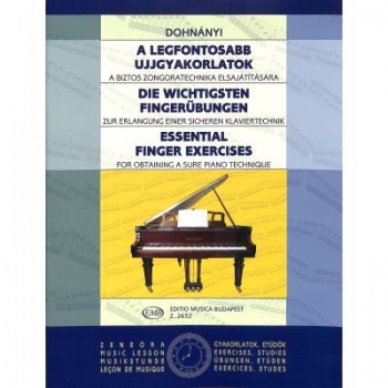 Die wichtigsten Fingerübungen Klavier Dohnanyi