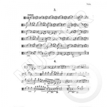 Preview: Elgar: Six Very Easy Pieces Viola/Cello/Klavier