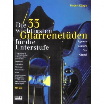 AMA Die 33 wichtigsten Gitarrenetüden für die Unterstufe