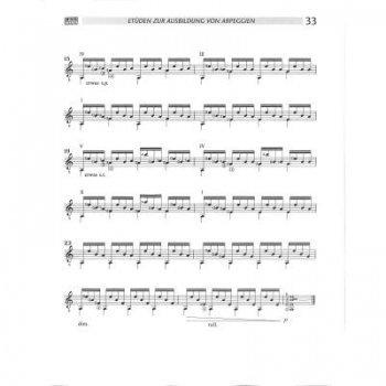 Preview: AMA Die 33 wichtigsten Gitarrenetüden für die Unterstufe