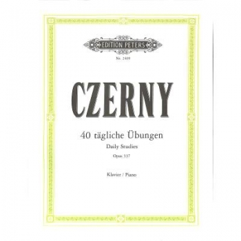 40 tägliche Übungen op 337 Czerny