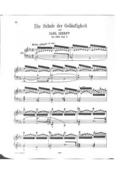 Preview: Schule der Geläufigkeit kplt op 299 Klavier Czerny