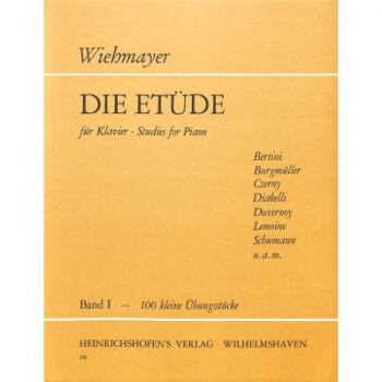 Die Etüde 1 Klavier Wiehmayer