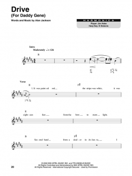 Country Hits Harmonica Play-Along Volume 6