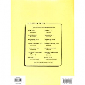 Preview: Selected Duets for Clarinet Volume 1 - Easy to Medium