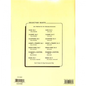 Preview: Selected Duets for Cornet or Trumpet Volume 1 - Easy to Medium