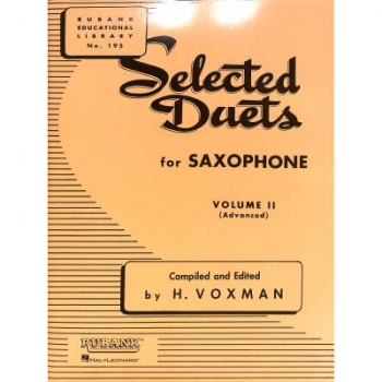 Selected Duets for Saxophone Volume 2 - Advanced