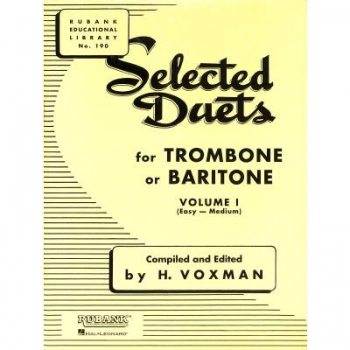 Selected Duets for Trombone or Baritone Volume 1 - Easy to Medium
