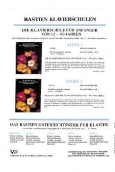 Preview: James Bastien Klavierschule 2 für Anfänger von 12-80 Jahren