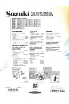 Preview: Suzuki Violin school 1 - revised edition