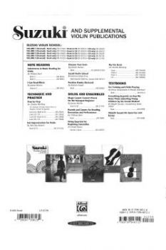 Preview: Suzuki Violin school 2 - revised edition