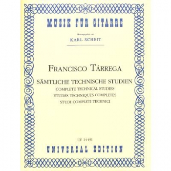 Sämtliche technische Studien, Tarrega