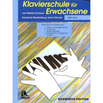 Klavierschule fur Erwachsene 3 & 4 Schaum