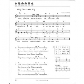 Preview: DUX Weihnachtslieder mit einfachen Gitarrengriffen