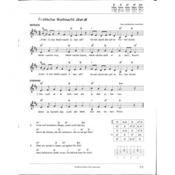 Preview: DUX Weihnachtslieder mit einfachen Gitarrengriffen