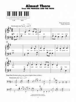 Disney Today Five Finger Piano