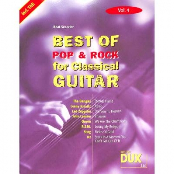 DUX Best of Pop & Rock for Classical Guitar Vol. 4