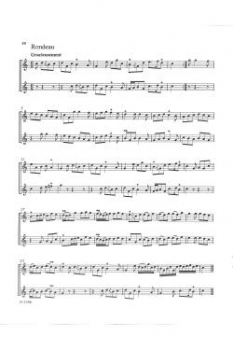 Preview: Duos amusants 4 leichte Suiten für Alblockflöten (Fl/OB/VL), Ruf Hugo