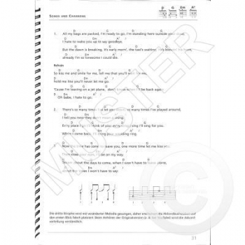 DUX Lieder und Songs mit einfachen Gitarrengriffen