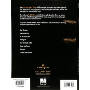 Preview: Bon Jovi (+online audio) : Guitar Playalong Vol.114 Songbook Vocal/Guitar/Tab