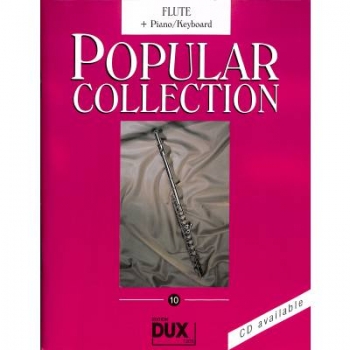 DUX Popular Collection 10 Querflöte+Klavier