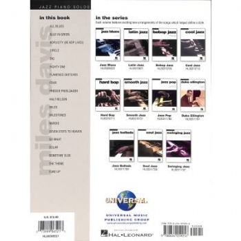 Preview: Miles Davis – 2nd Edition Jazz Piano Solo Series Volume 1